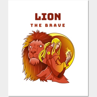 LION THE BRAVE Posters and Art